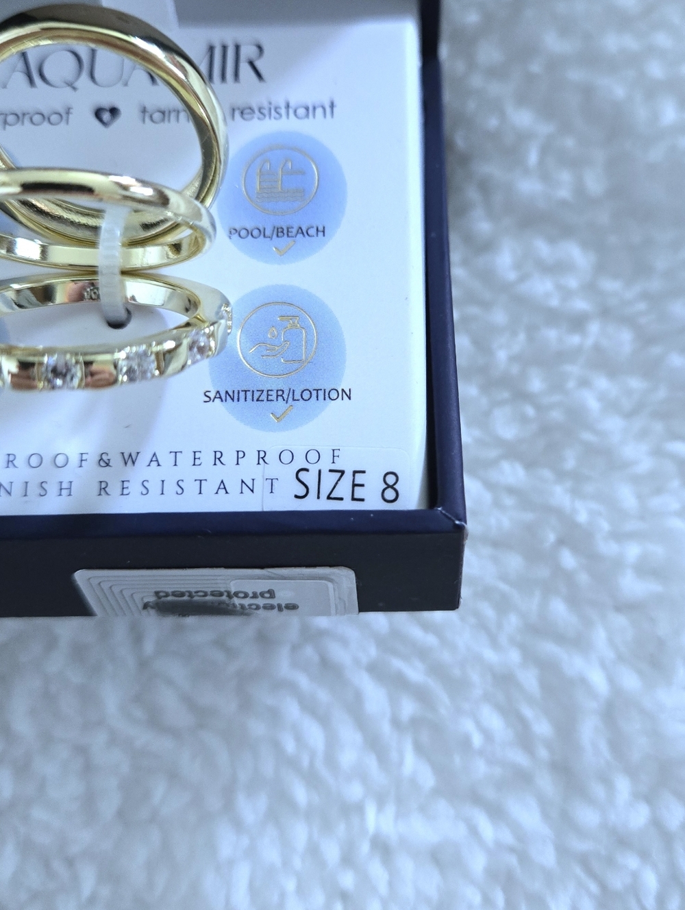 Aquamir Waterproof Triple3️⃣ Ring💍 Set - NIB - Picture 8 of 16